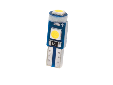 LED Glödlampa 12V Socket: T5, 2-pack